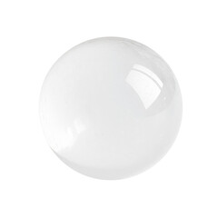 Transparent Quartz Bead Isolated