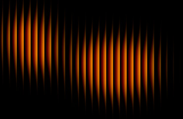 Hand made Abstract orange vertical lines on black background glowing light streaks modern design element for presentations and wallpapers