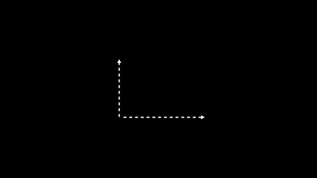 dynamic height measurement and length measurement. measure icon animation video.