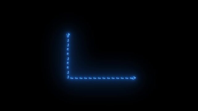 dynamic height measurement and length measurement. measure icon animation video.