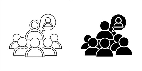 Wireless charging pad icon in black and white