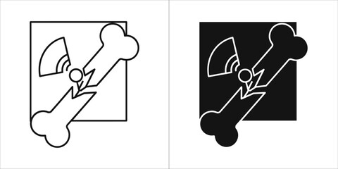 Wireless router icon in flat design style