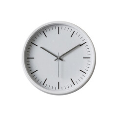 wall clock isolated on white