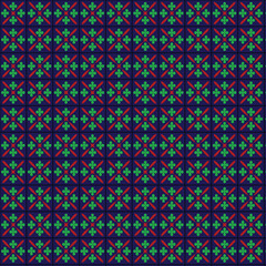 Seamless Pattern with Colorful Flowers