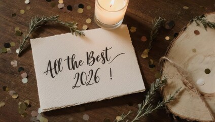 Warm Wishes for 2026 - A Cozy New Years Scene.