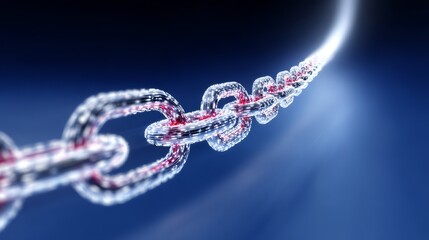 Illuminated dna helix genetic code unveiled vibrant dna helix glows showcasing core of genetic biology