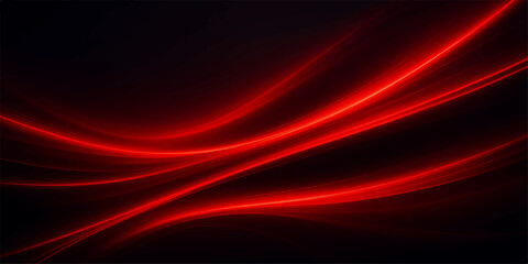 A dark red abstract background with flowing lines and energy wave motion creates a vibrant wallpaper design