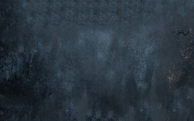 Obraz premium blue grunge background. Dark blue premium background for website banners and posters. Abstract dark stone with intricate, subtle patterns.