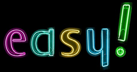 easy! néons multicolores