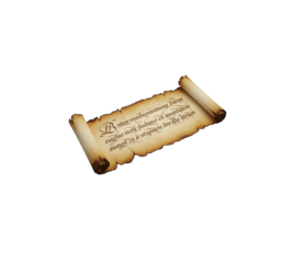 Vintage parchment scroll ancient document burnt edges old texture paper isolated transparency