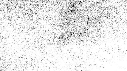 Distressed black texture. Dark grainy texture on white background. Dust overlay textured. Grain noise particles. 
