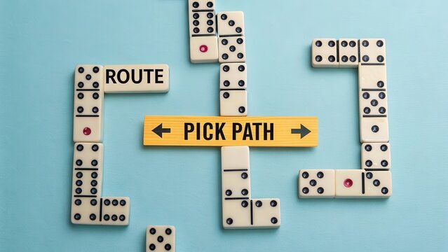 Strategic Decision Making with Dominoes and Path Chart Concept