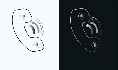 phone call glyph icon