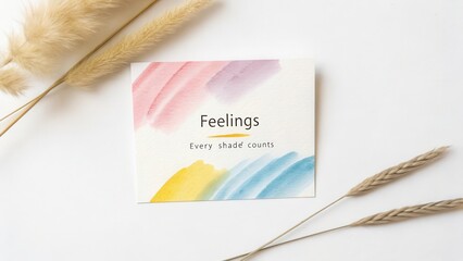 Watercolor Artwork Representing Feelings and Emotions in Color