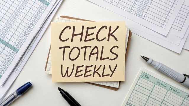 Weekly Checklist for Accounting and Financial Oversight Tasks