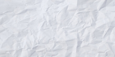 The background is predominantly white, adding a layered white effect. Paper texture background vector. White crumpled paper background.