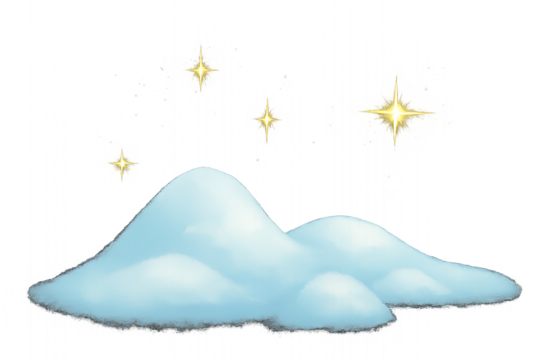 Sparkling winter snowdrift with gentle frost under a clear sky, a beautiful natural phenomenon