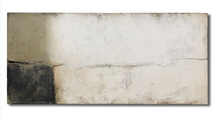 Large abstract canvas design featuring neutral tones with textured surfaces in a modern art style