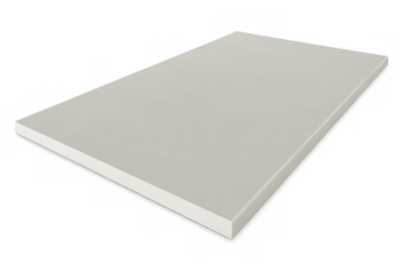 Empty white tabletop surface blank for product display