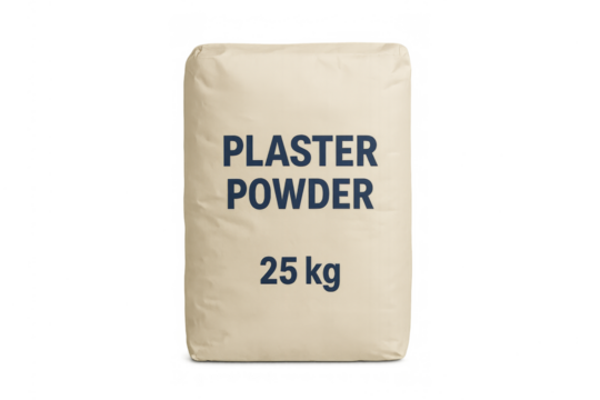 Plaster powder 25 kg construction building material bag