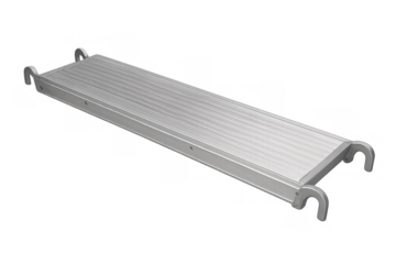 Aluminum metal scaffold plank platform for construction