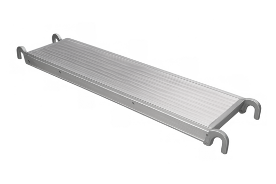 Aluminum metal scaffold plank platform for construction