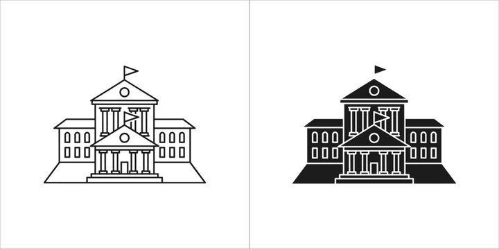 Government building icon