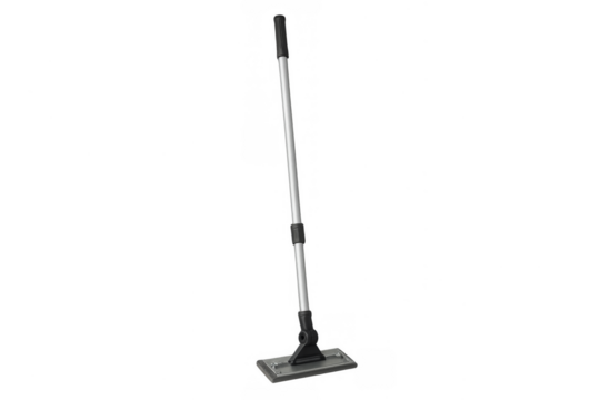 Mop cleaning tool for floor hygiene, transparent background