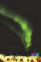AURORAS BOREALES DEL CIRCULO POLAR ARTICO. FINLANDIA. 