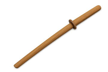 Wooden training bokken for martial arts practice