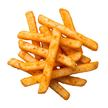 Crispy golden French Fries tossed in spicy masala seasoning for a zesty desi twist. Perfect as a snack or side dish, these fries are high in carbohydrates and energy &mdash; offering a crunchy, flavorful bi
