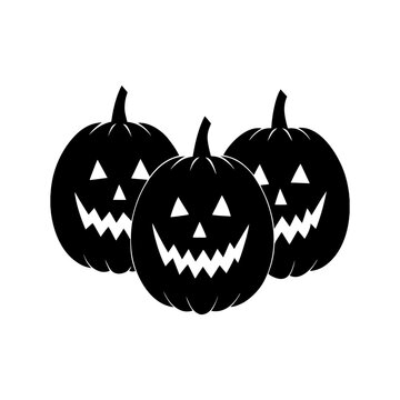 halloween pumpkin on white background