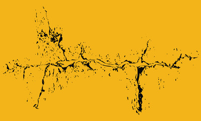 crack on wall vector illustrator