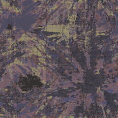 Abstract Grunge WallArt Big Macro Scale Vector Flowers Elements Seamless Pattern Grunge Aesthetic, Wall art style fashinonable, surrealist, hand made vector, all over print, botanical juggler green 