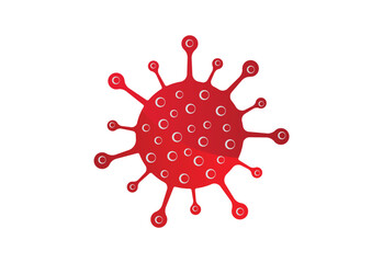 Corona Virus Cells Logo Sign Symbol Design  Illustration