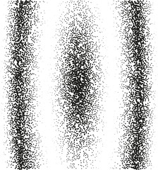 Abstract vector illustration of a girl silhouette against a black grunge background with rain drops and a splash pattern