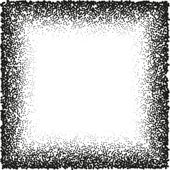 Black and white winter vector border frame design illustration with snowflake pattern and copy space