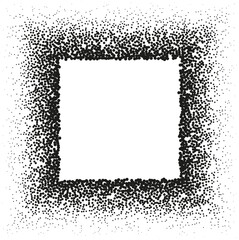 Vintage floral frame illustration vector set with black and white border ornament decoration