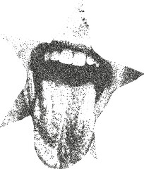 Black vector silhouette illustration of a teapot and teacup design icon