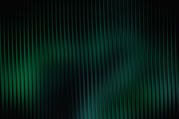 Abstract vertical lines of dark green and black create a textured atmospheric and mysterious background with subtle light effects
