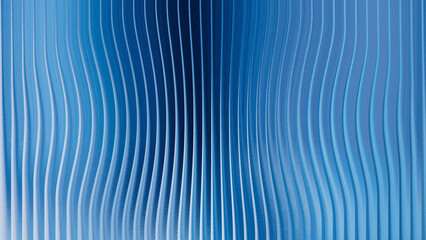 Abstract blue and white vertical wavy lines creating a textured background with a futuristic and modern feel