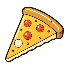 Homemade pizza. Italian cuisine. vector