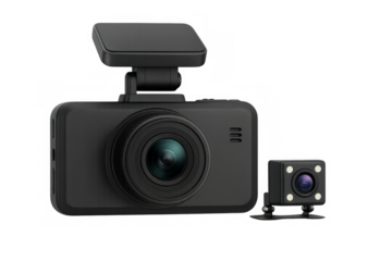 Dash cam and rear view camera system providing car safety