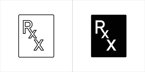 Prescription symbol rx