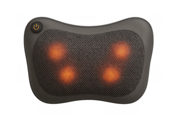 Heating shiatsu massage pillow relaxing muscle therapy