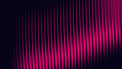 Abstract vertical glowing pink and purple lines creating a dynamic digital pattern on a dark background