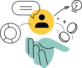 hand holding a magnifying