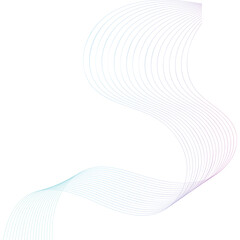 Gradient Blend Wave Line