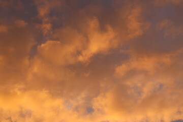 clouds at sunset
