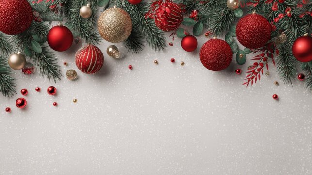 horizontal christmas and new year holiday banner poster for website header for website christmas background xmas festive